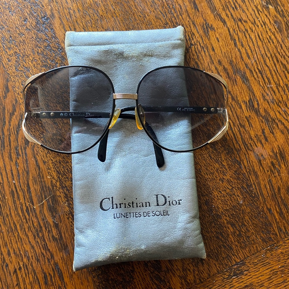 Vintage oversized Christian Dior sunglasses